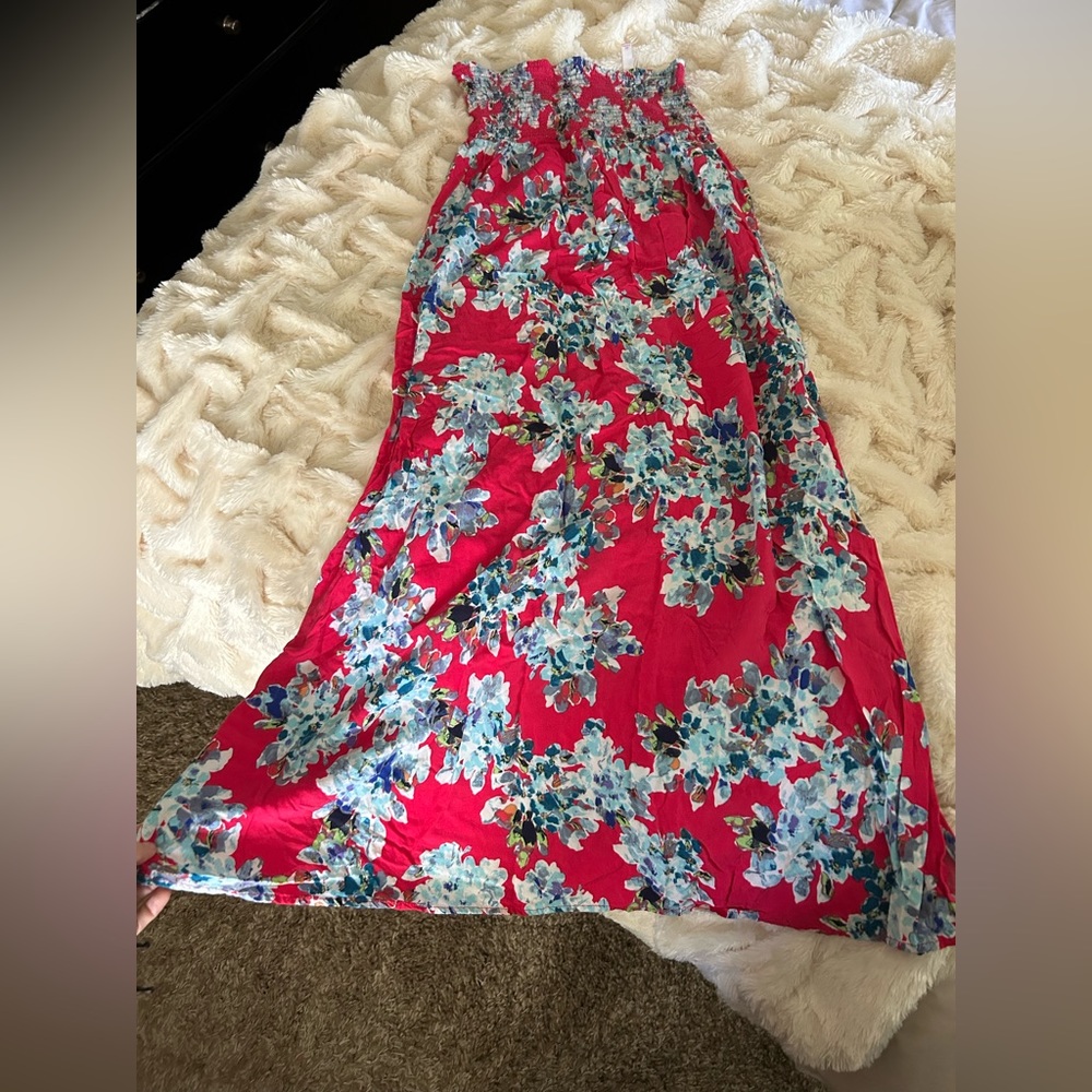 Tube top maxi dress